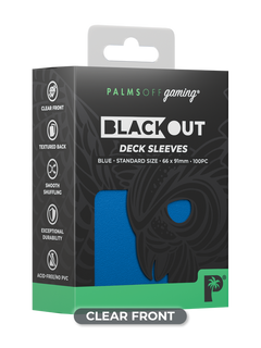 Palms Off Gaming – Blackout Deck Sleeves – Standard Size – 100pc-2