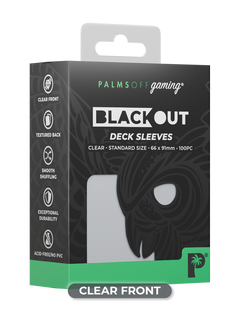 Palms Off Gaming – Blackout Deck Sleeves – Standard Size – 100pc-9