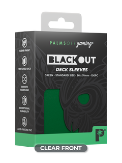 Palms Off Gaming – Blackout Deck Sleeves – Standard Size – 100pc-12
