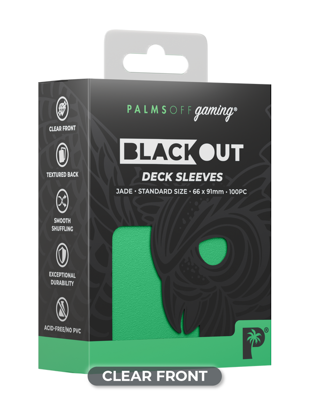 Palms Off Gaming – Blackout Deck Sleeves – Standard Size – 100pc-13