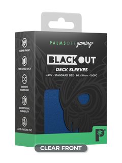 Palms Off Gaming – Blackout Deck Sleeves – Standard Size – 100pc-10