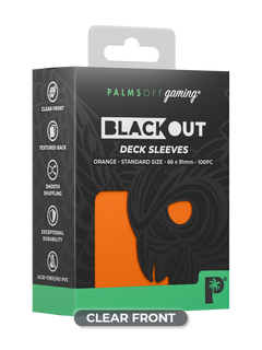Palms Off Gaming – Blackout Deck Sleeves – Standard Size – 100pc-21