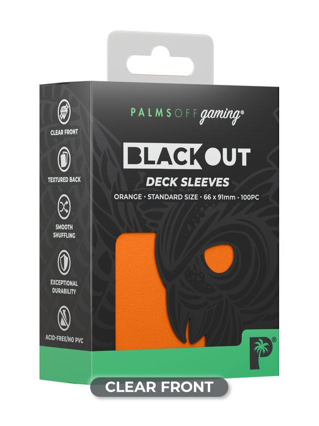 Palms Off Gaming – Blackout Deck Sleeves – Standard Size – 100pc-21