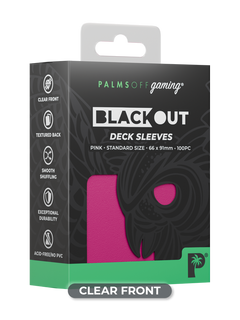 Palms Off Gaming – Blackout Deck Sleeves – Standard Size – 100pc-7