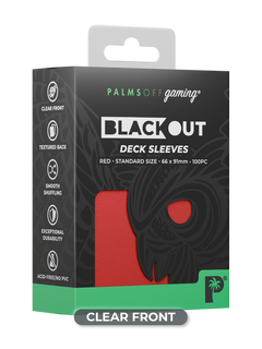 Palms Off Gaming – Blackout Deck Sleeves – Standard Size – 100pc-4