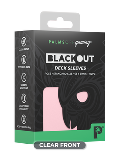Palms Off Gaming – Blackout Deck Sleeves – Standard Size – 100pc-11
