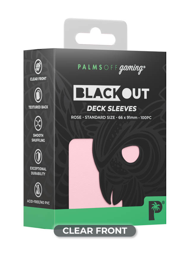 Palms Off Gaming – Blackout Deck Sleeves – Standard Size – 100pc-11