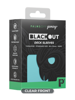 Palms Off Gaming – Blackout Deck Sleeves – Standard Size – 100pc-3