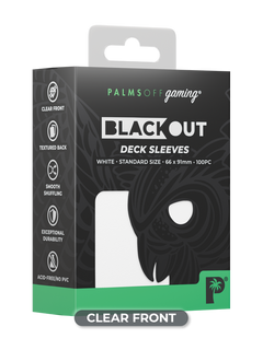 Palms Off Gaming – Blackout Deck Sleeves – Standard Size – 100pc-8