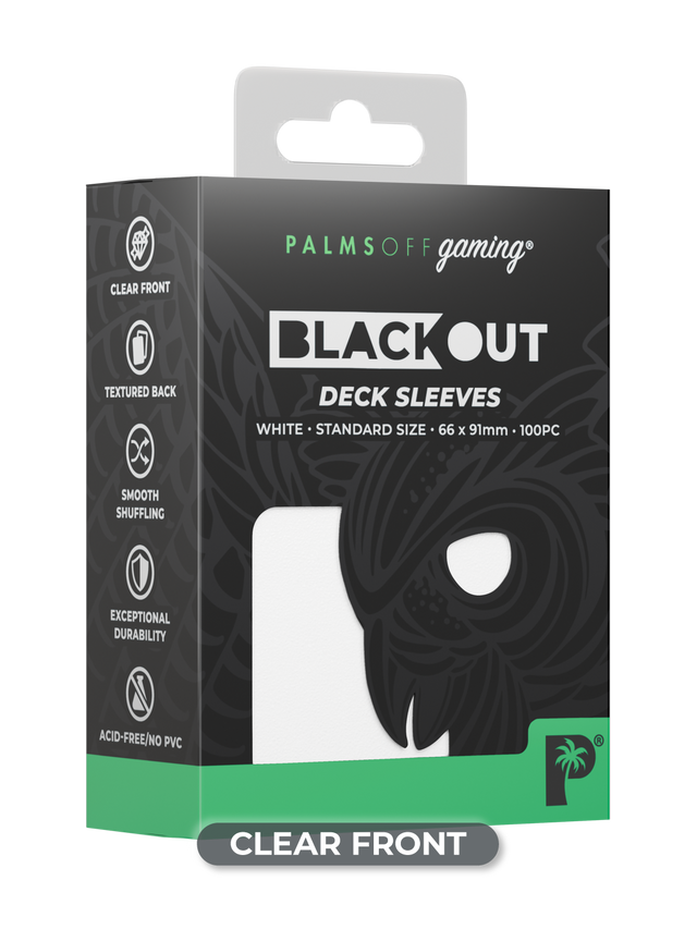 Palms Off Gaming – Blackout Deck Sleeves – Standard Size – 100pc-8