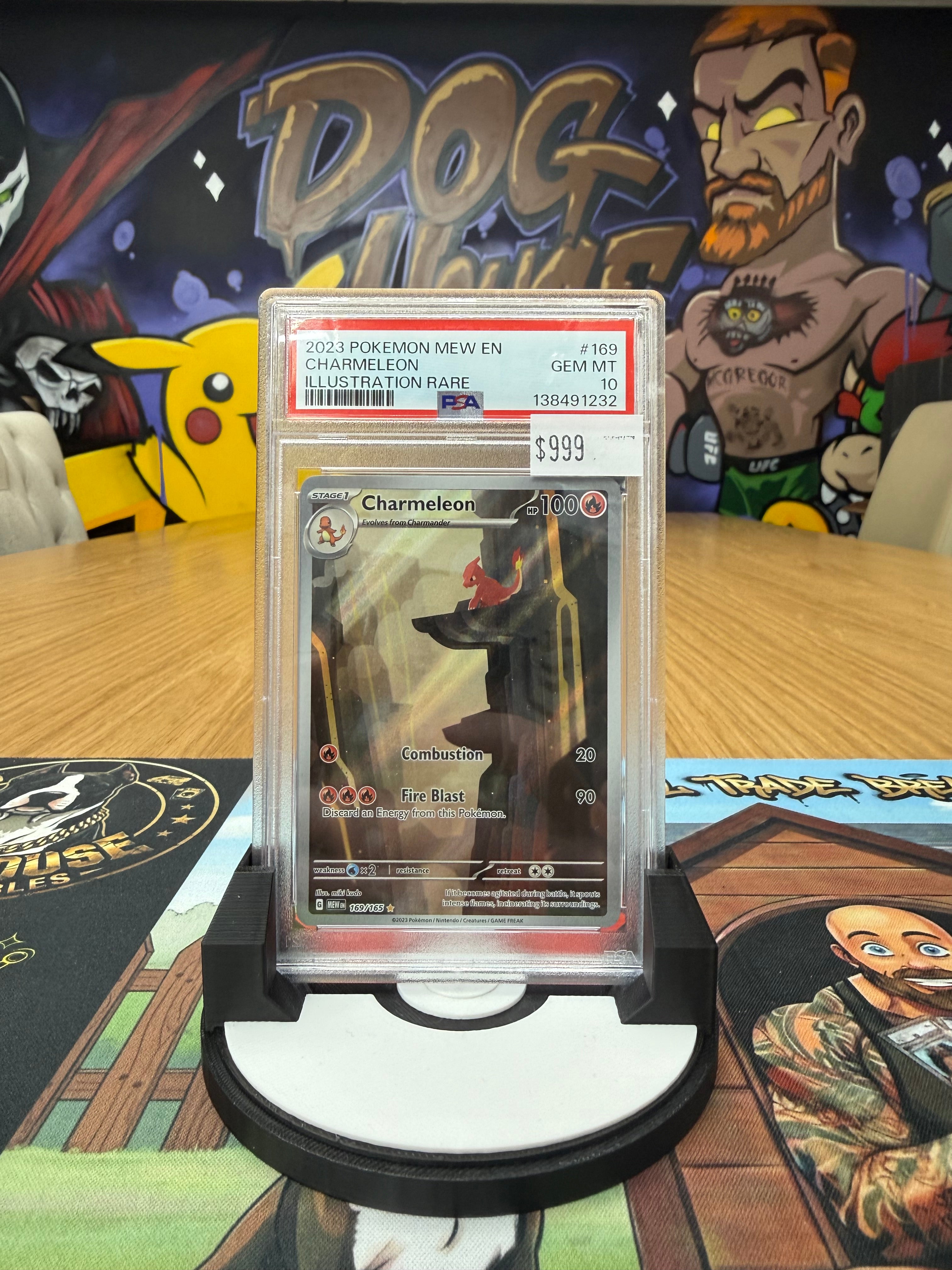 Pokemon Charmeleon 169/165 Illustration Rare - PSA 10 GEM MINT - 2023 Scarlet & Violet 151