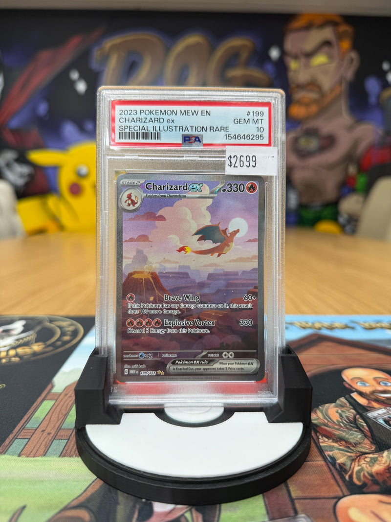Pokemon Charizard ex 199/165 Special Illustration Rare - PSA 10 GEM MINT - 2023 Scarlet & Violet 151 (MEW)-1