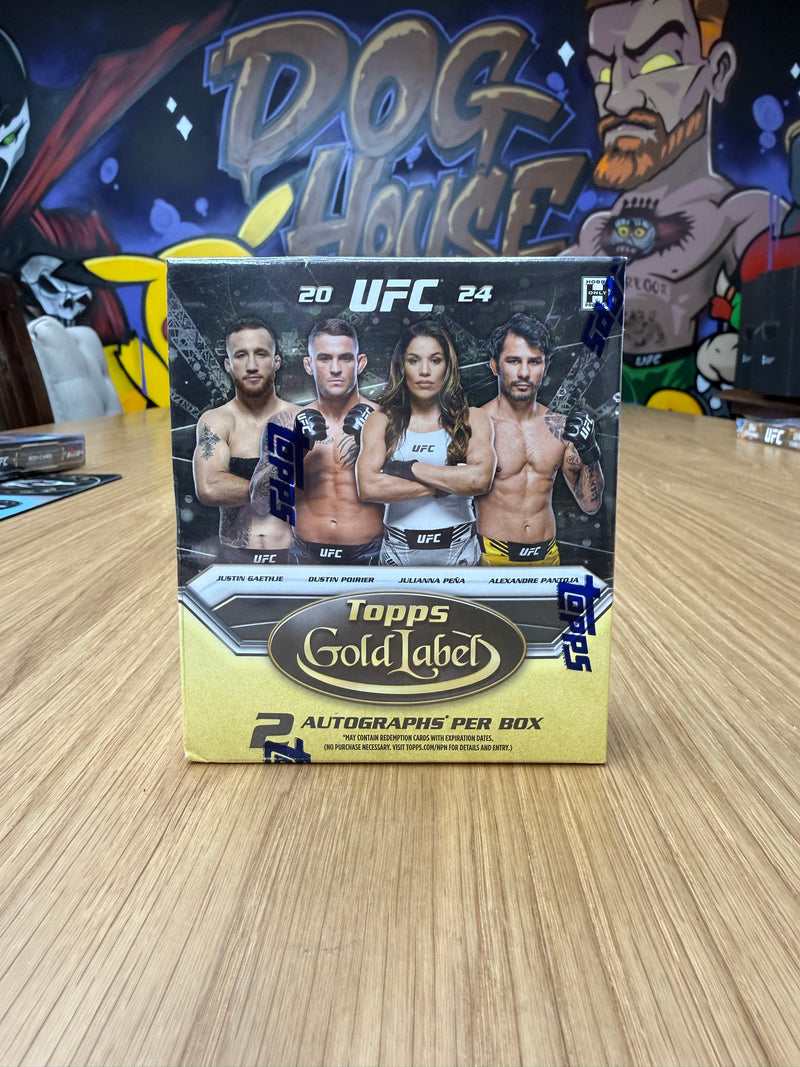 2024 Topps Gold Label UFC Hobby Box - Sealed - 2 Autographs Per Box-1