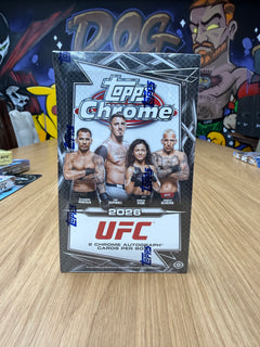 2026 Topps Chrome UFC Hobby Box - Sealed - 2 Chrome Autographs Per Box-1