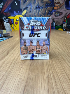 2025 Topps Chrome UFC Blaster Box - Sealed - 24 Cards (6 Packs)-1