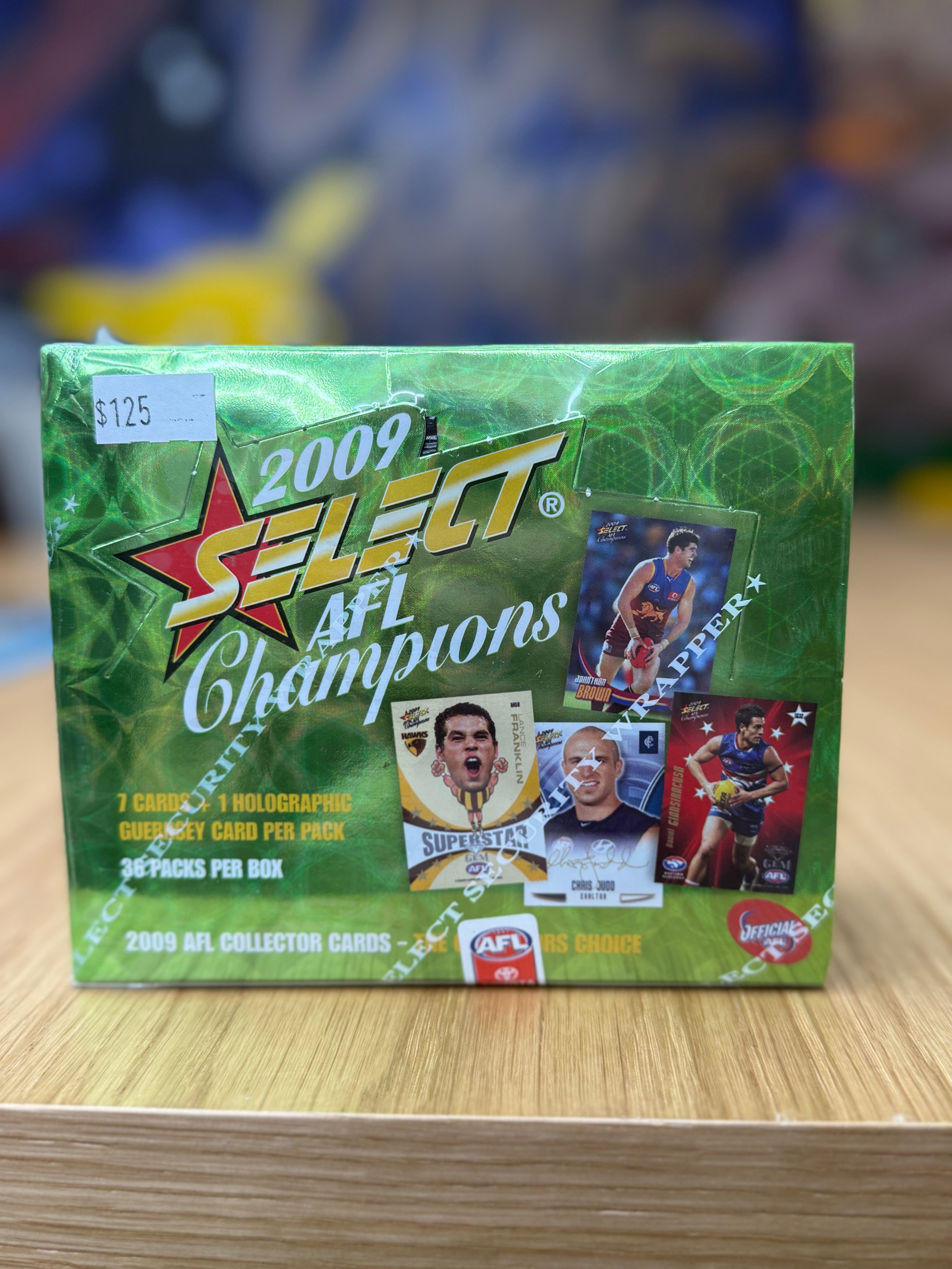 2009 Select AFL Champions Sealed Box - 36 Packs - Official AFL Collector Cards