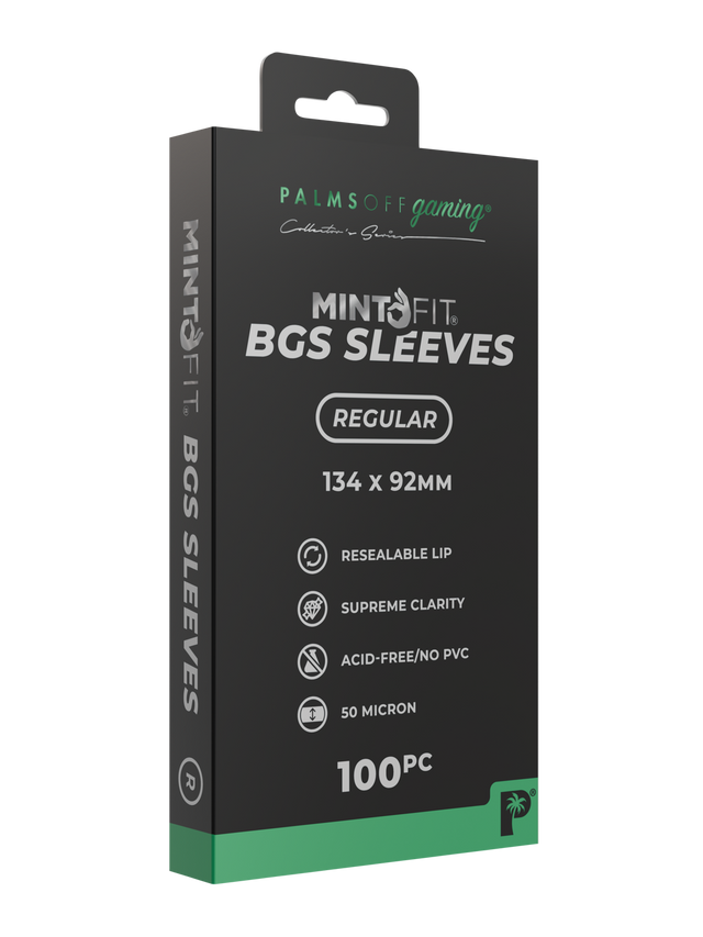 Palms Off Gaming – MintFit BGS Graded Card Sleeves – Regular – 100pc-1