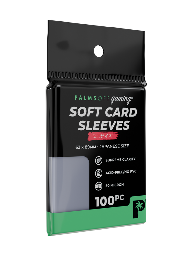 Palms Off Gaming – Soft Card Sleeves – Japanese Mini Size – 100pc-1