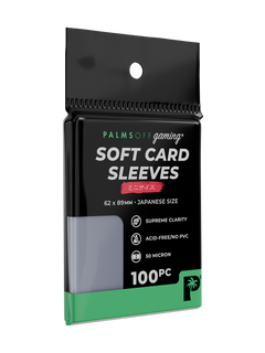 Palms Off Gaming – Soft Card Sleeves – Japanese Mini Size – 100pc-1