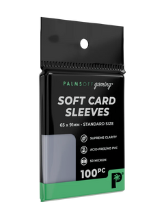 Palms Off Gaming – Soft Card Sleeves – Standard Size – 100pc-1