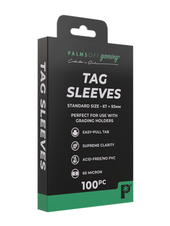 Palms Off Gaming – Tag Sleeves – 100pc-1