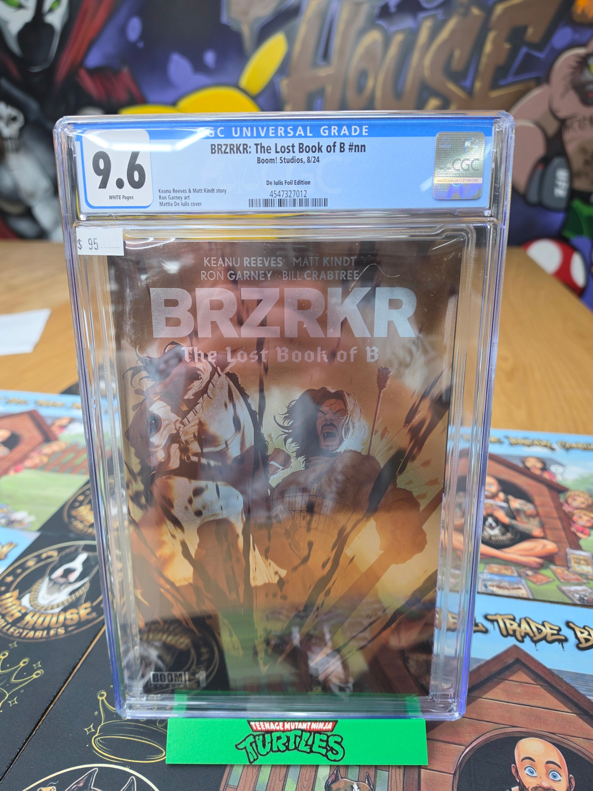 BRZRKR: The Lost Book of B De Iulis Foil Edition | CGC 9.6 | Boom! Studios 8/24-1
