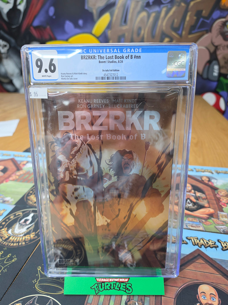 BRZRKR: The Lost Book of B De Iulis Foil Edition | CGC 9.6 | Boom! Studios 8/24-1