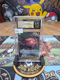 Roronoa Zoro One Piece 2nd Anniversary Set OP06-118 Secret Rare (JP) | CGC Pristine 10-1