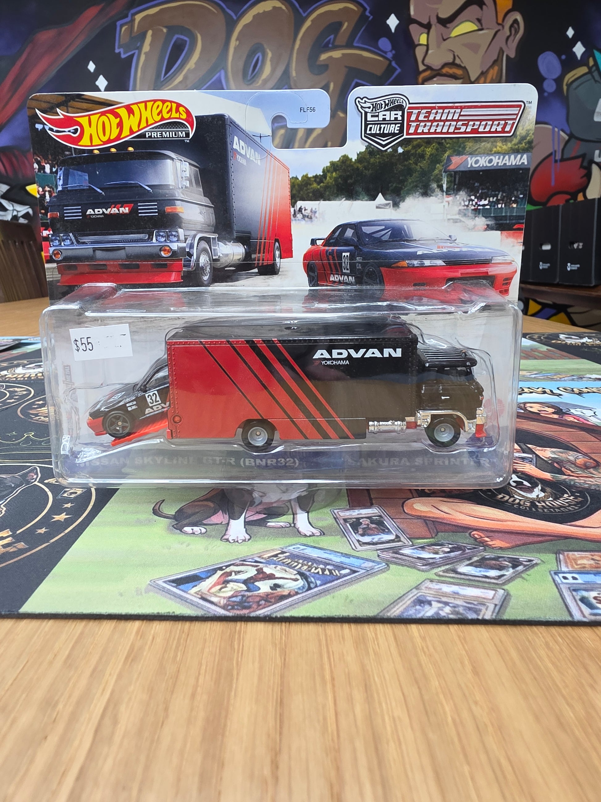 Hot Wheels Team Transport ADVAN Nissan Skyline GT-R BNR32 & Sakura Sprinter-1