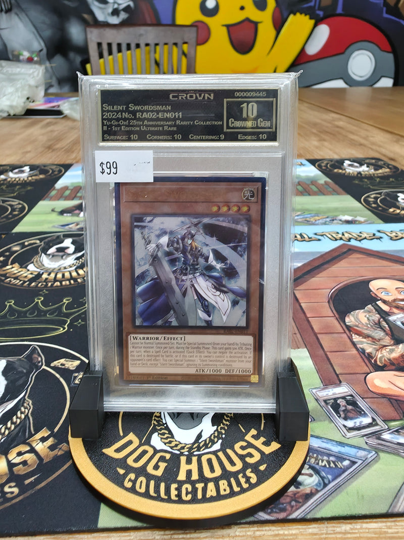 Yu-Gi-Oh! Silent Swordsman RA02-EN011 1st Edition Ultimate Rare - Crown 10 Crowned Gem-1