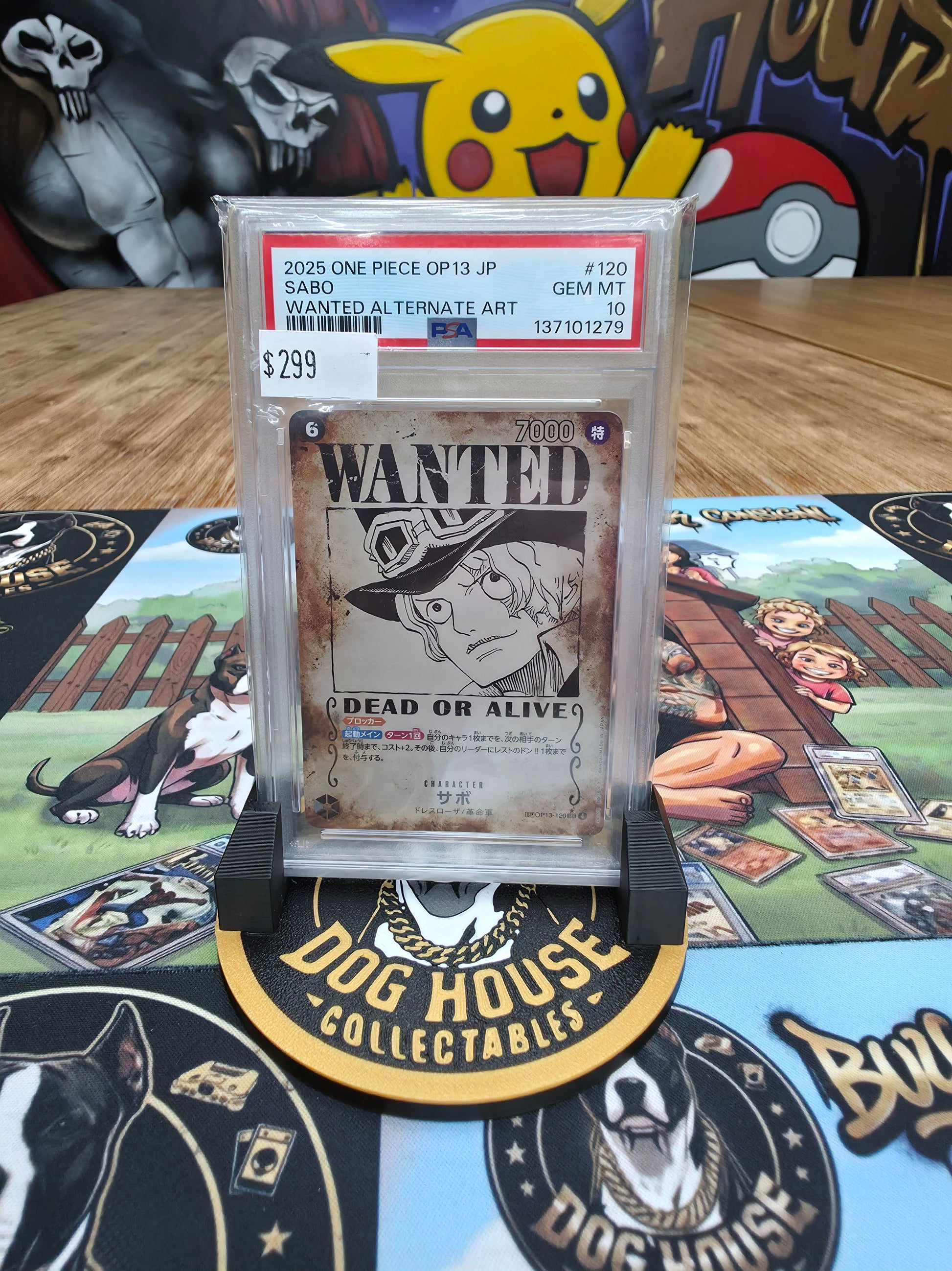 Sabo OP13-120 Wanted Alternate Art (JP) | PSA 10 GEM MT | One Piece Card Game 2025-1