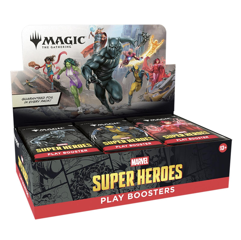 Magic: The Gathering | Marvel's Super Heroes Play Booster Box | 30 Play Boosters-1