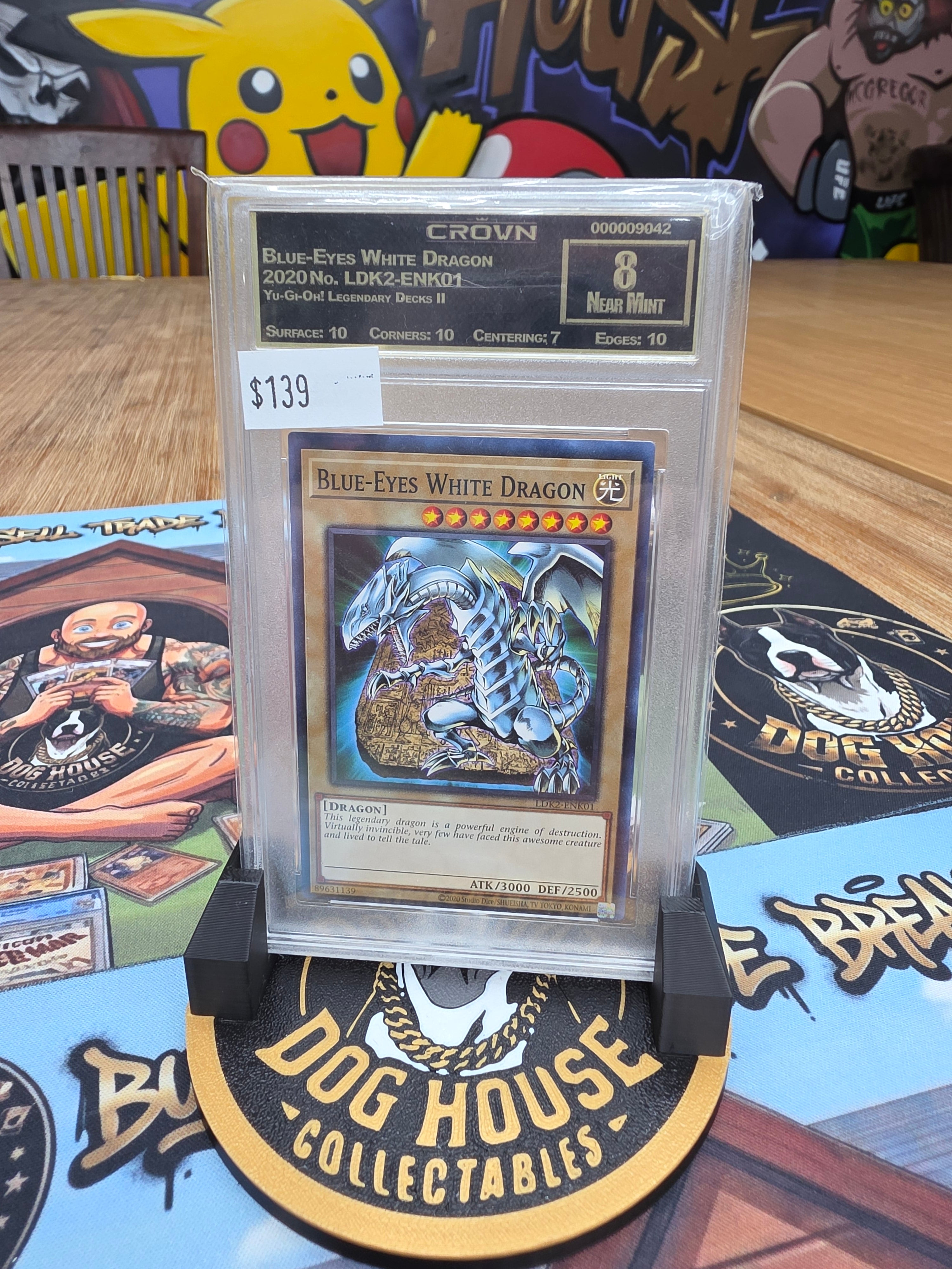 Yu-Gi-Oh! Blue-Eyes White Dragon LDK2-ENK01 Legendary Decks II - Crown 8 Near Mint