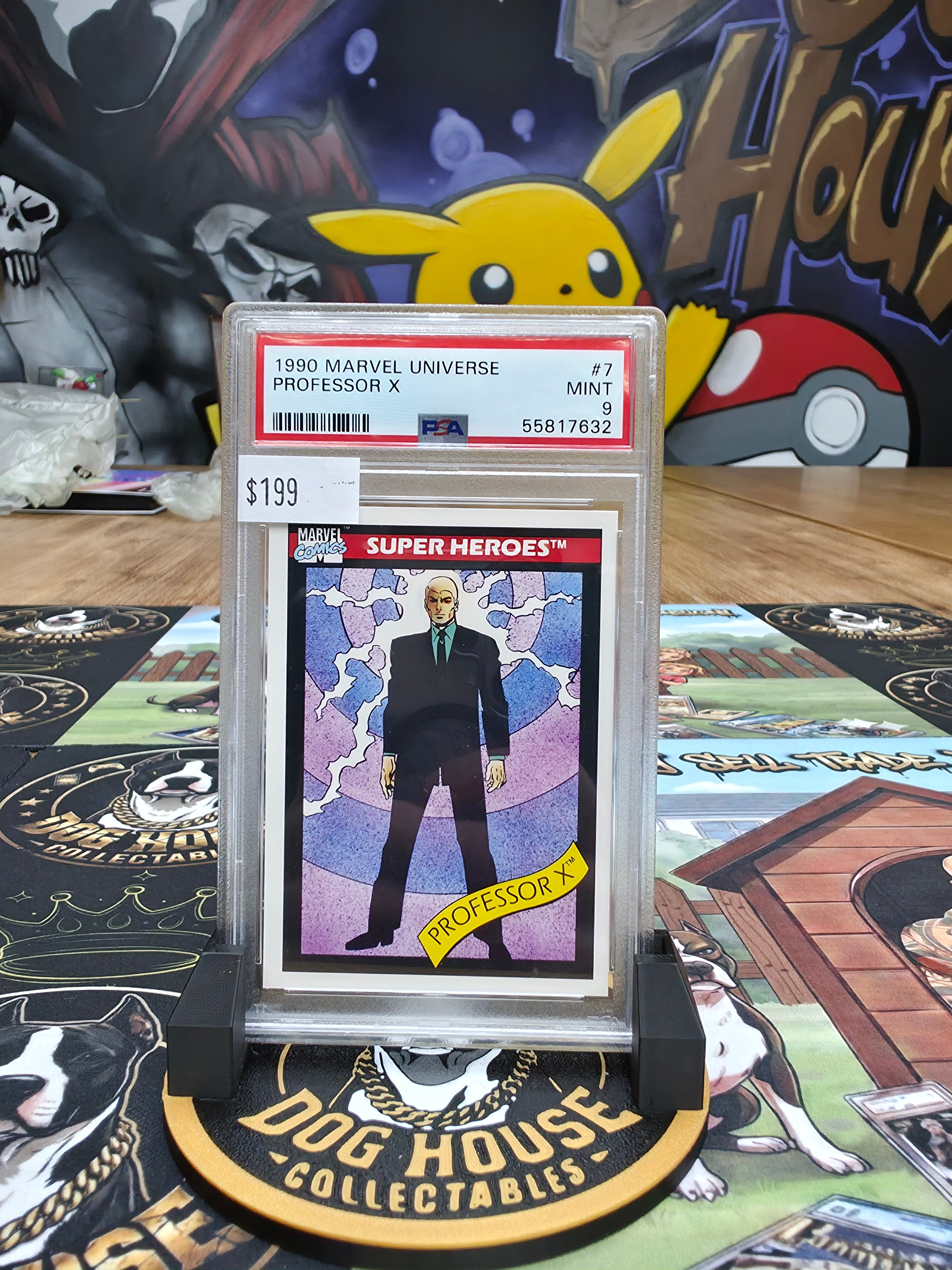 1990 Marvel Universe Professor X #7 - PSA 9 Mint