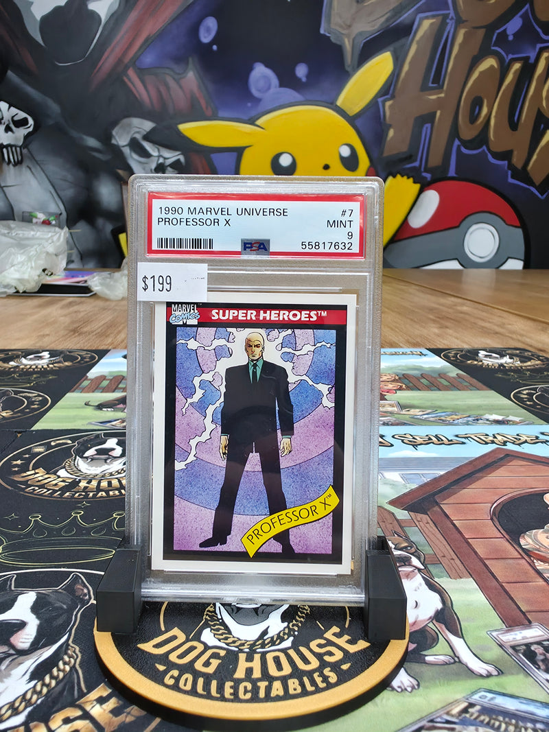 1990 Marvel Universe Professor X #7 - PSA 9 Mint-1
