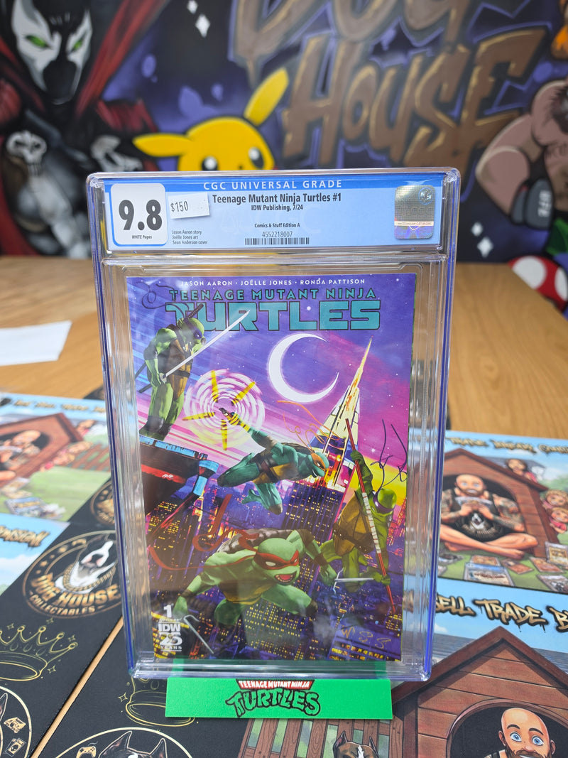 Teenage Mutant Ninja Turtles #1 Anderson Variant (Comics & Stuff Edition A) | CGC 9.8 | IDW 7/24-1