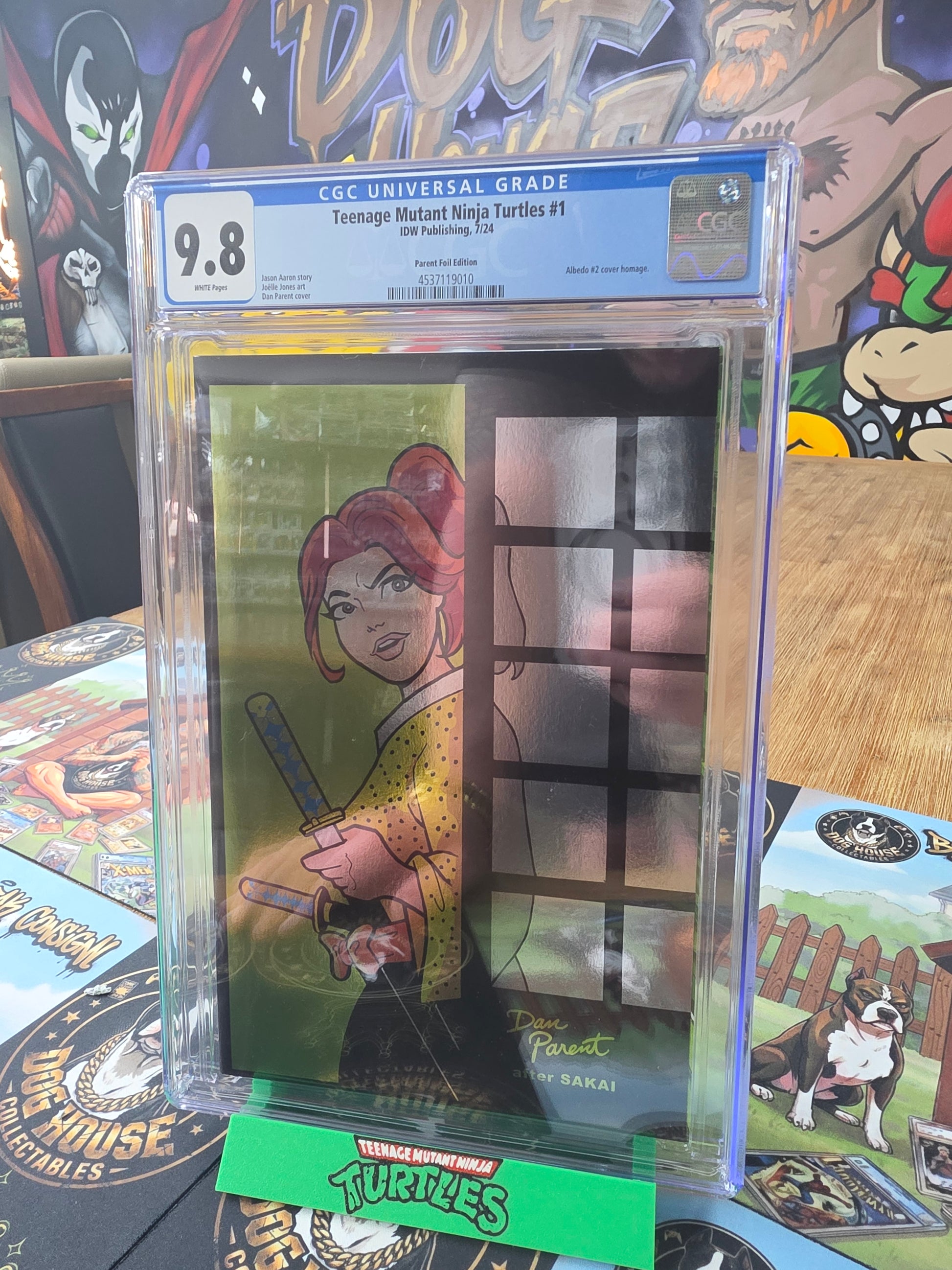 Teenage Mutant Ninja Turtles #1 (2024) — CGC 9.8 — Dan Parent Foil Variant-1