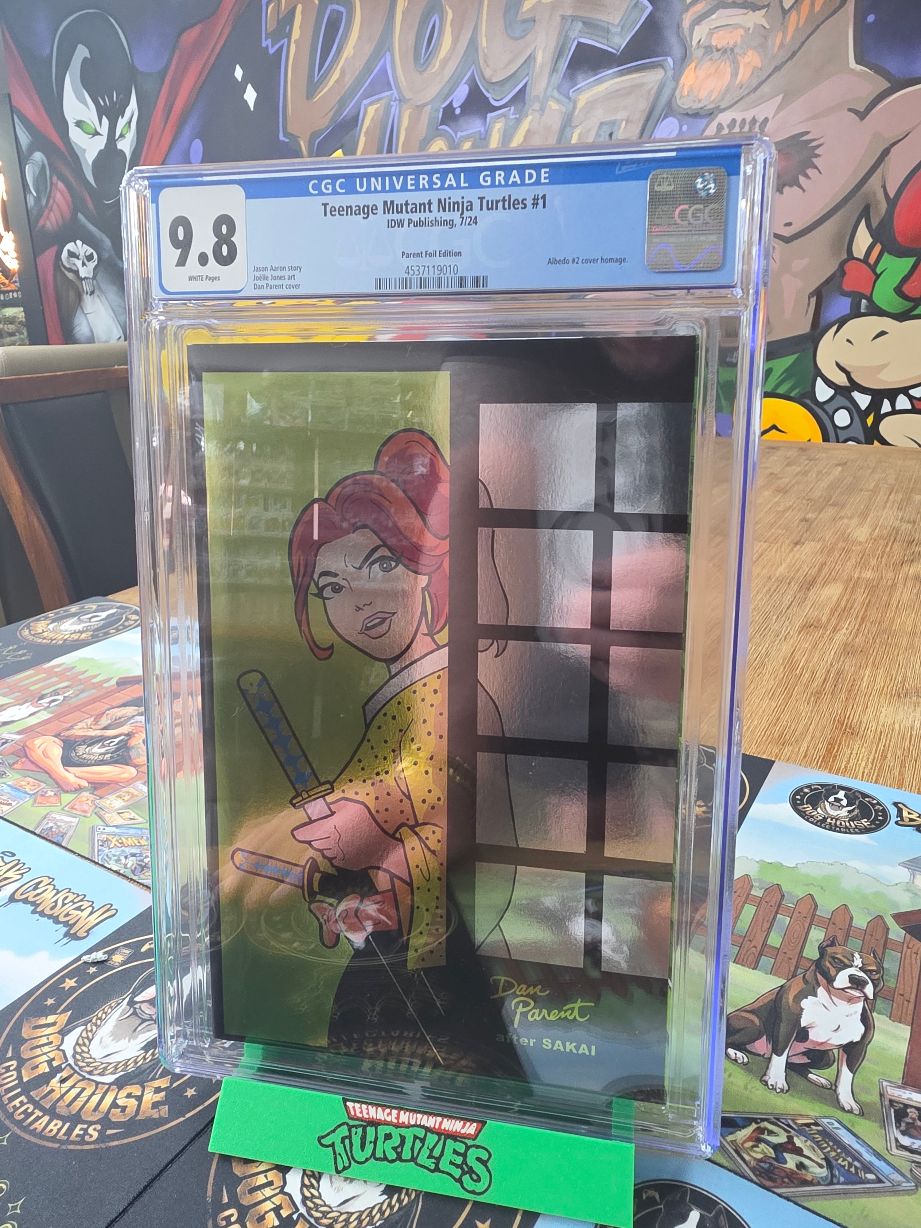 Teenage Mutant Ninja Turtles #1 (2024) — CGC 9.8 — Dan Parent Foil Variant