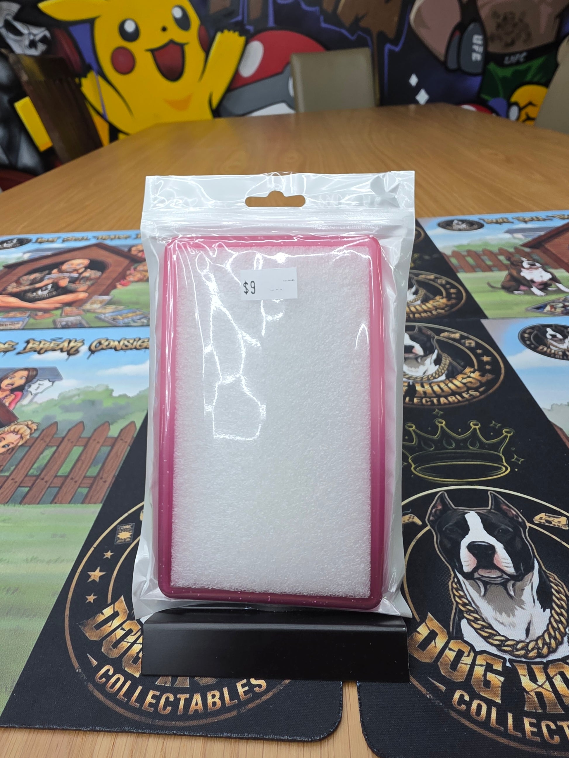 Graded Slab Display Stand - Acrylic Card Holder Stand (Pink)-1