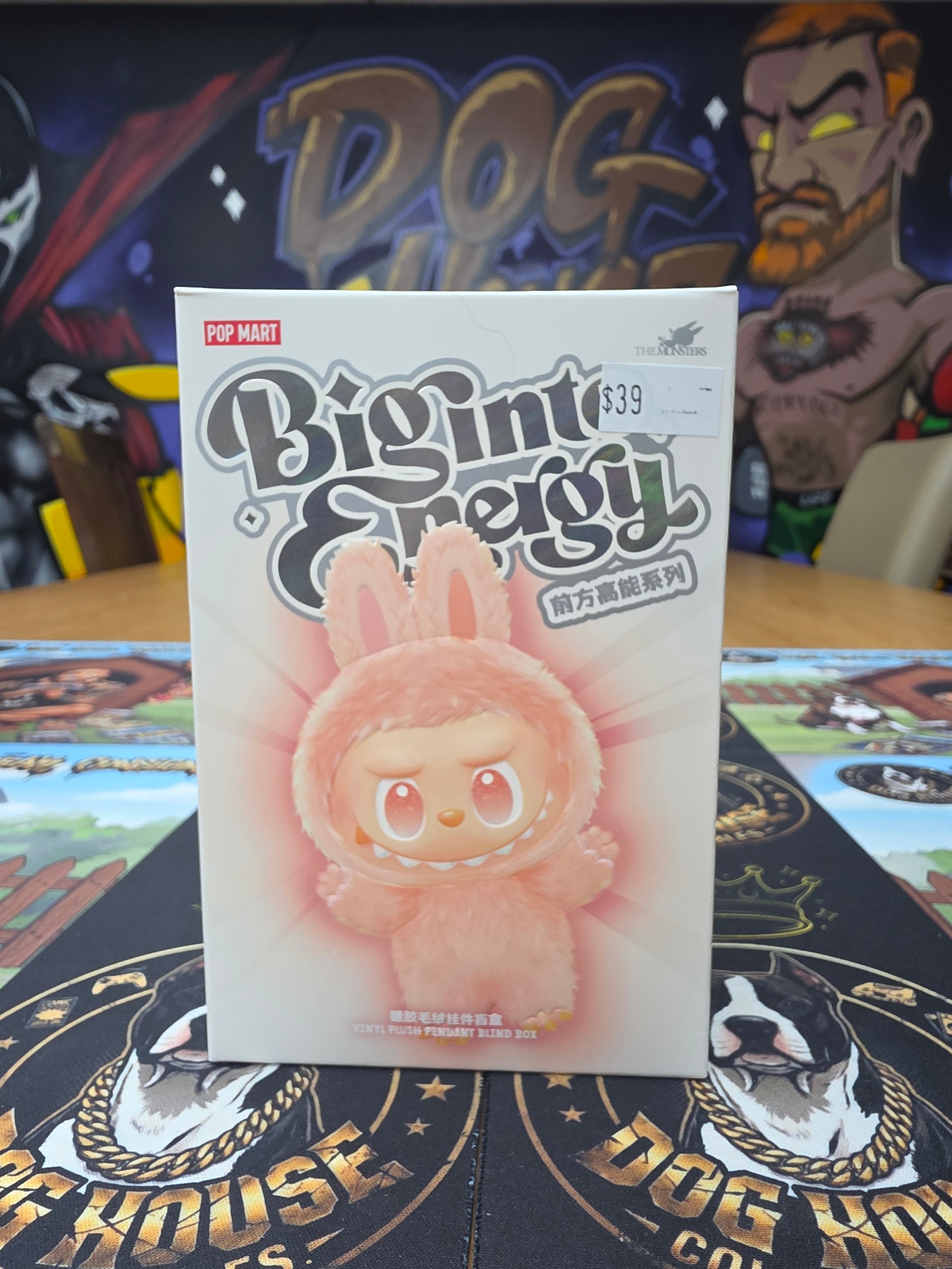 Pop Mart The Monsters Big Into Energy Vinyl Plush Pendant Blind Box (Labubu)