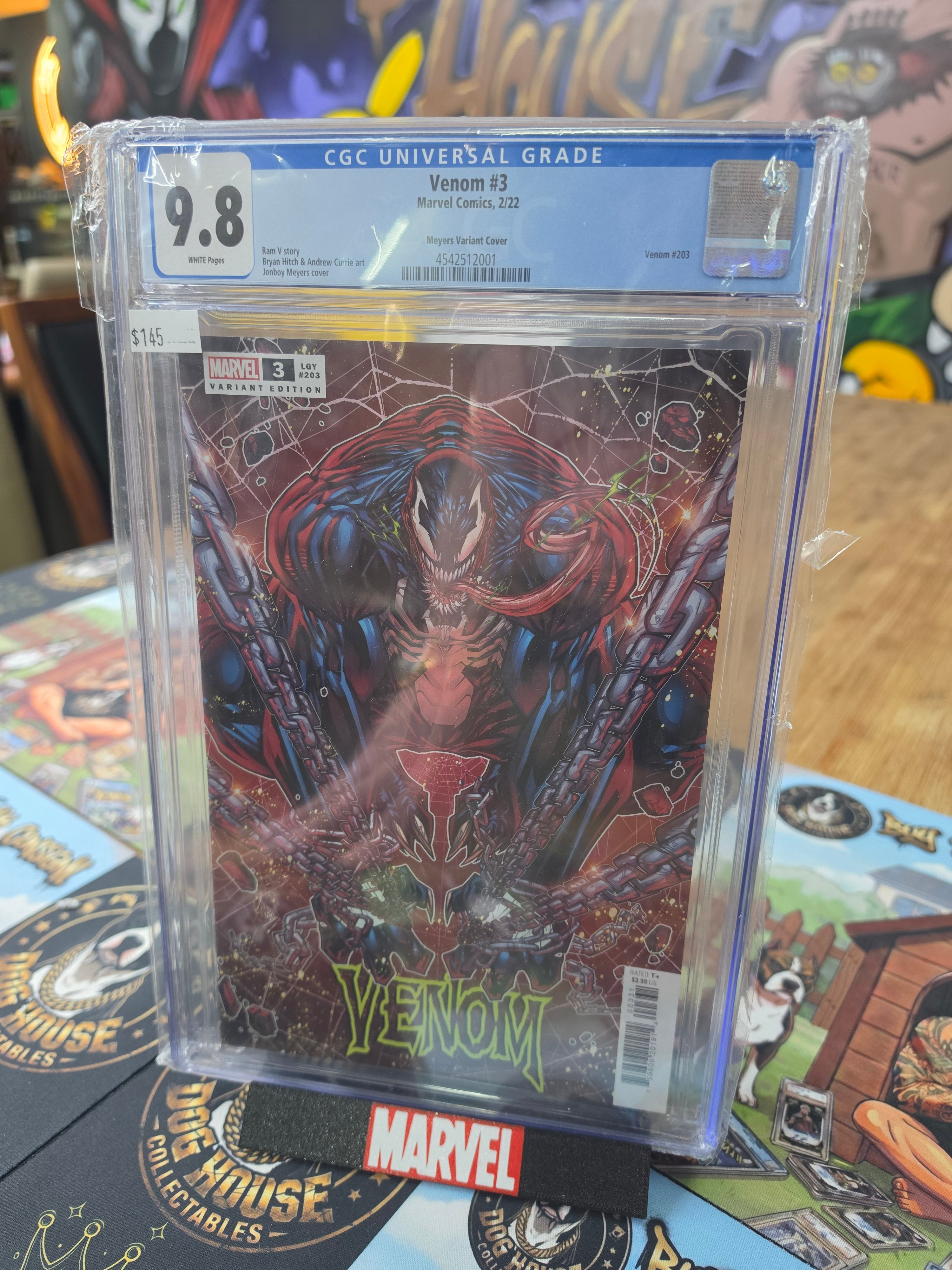 Venom #3 (2022) — CGC 9.8 — Jonboy Meyers Variant Cover