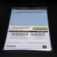 Stalward Comic Bags Treasury Size 265x345mm - 100 Pack-1