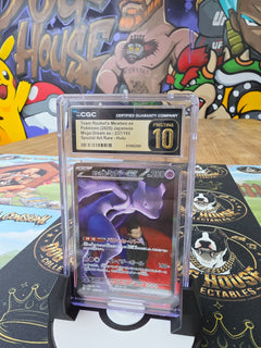 Team Rocket's Mewtwo ex 237/193 — CGC Pristine 10 — Mega Dream ex (2025) Japanese SAR-1