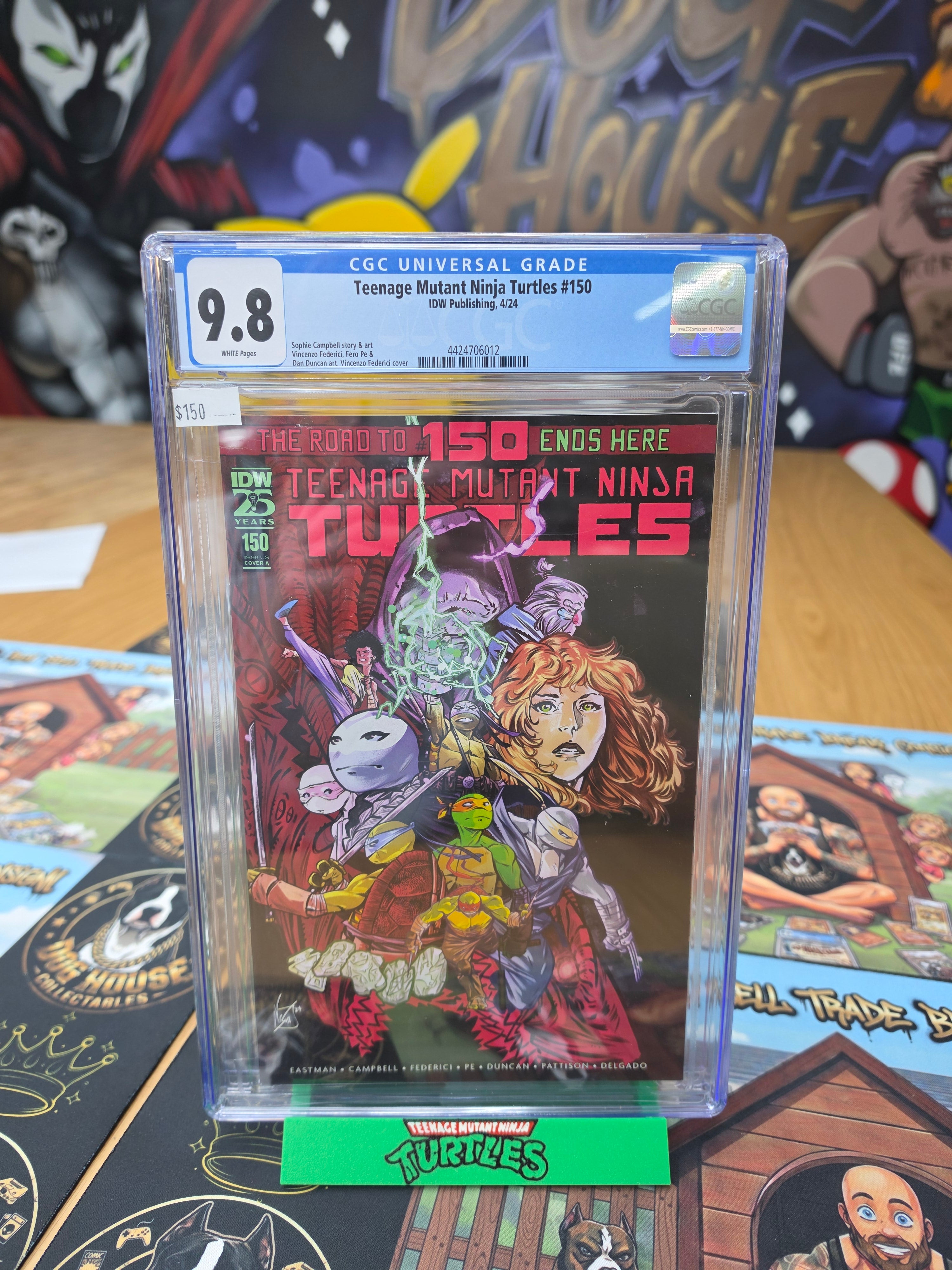 Teenage Mutant Ninja Turtles #150 Cover A | CGC 9.8 | IDW Publishing 4/24