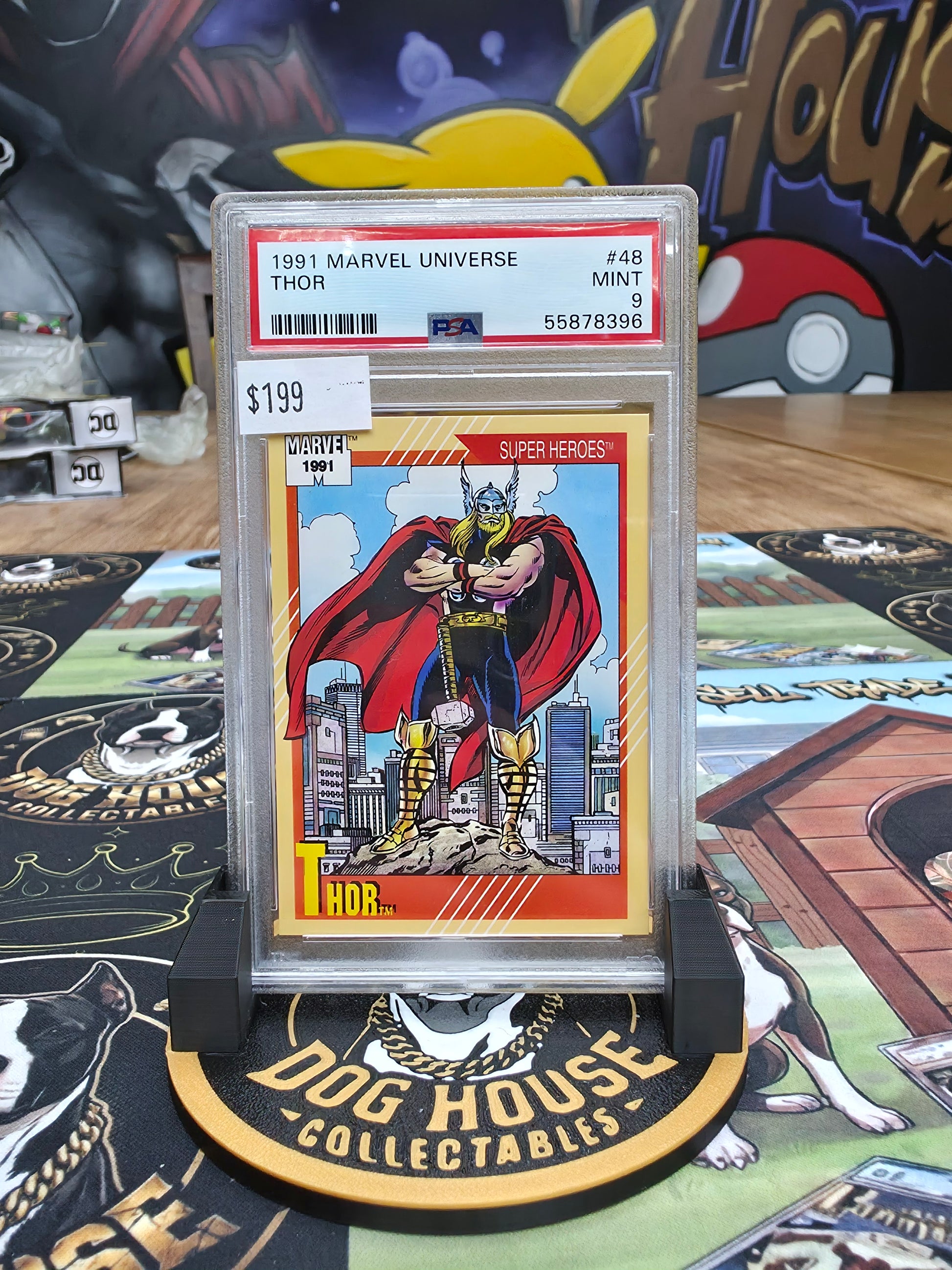 1991 Marvel Universe Thor #48 - PSA 9 Mint-1