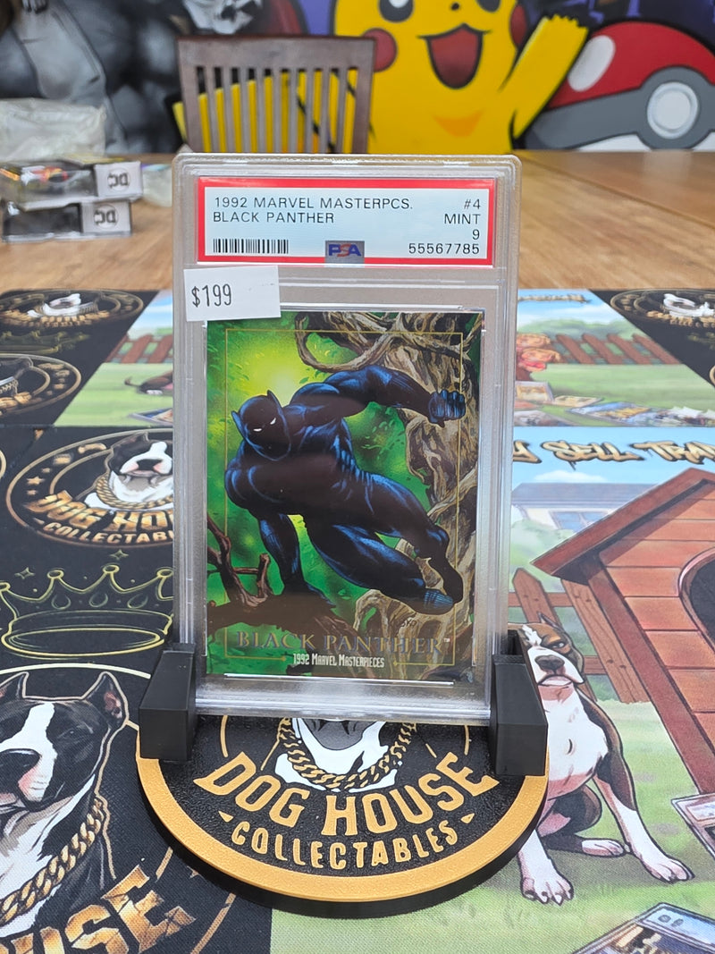 1992 Marvel Masterpieces Black Panther #4 - PSA 9 Mint-1