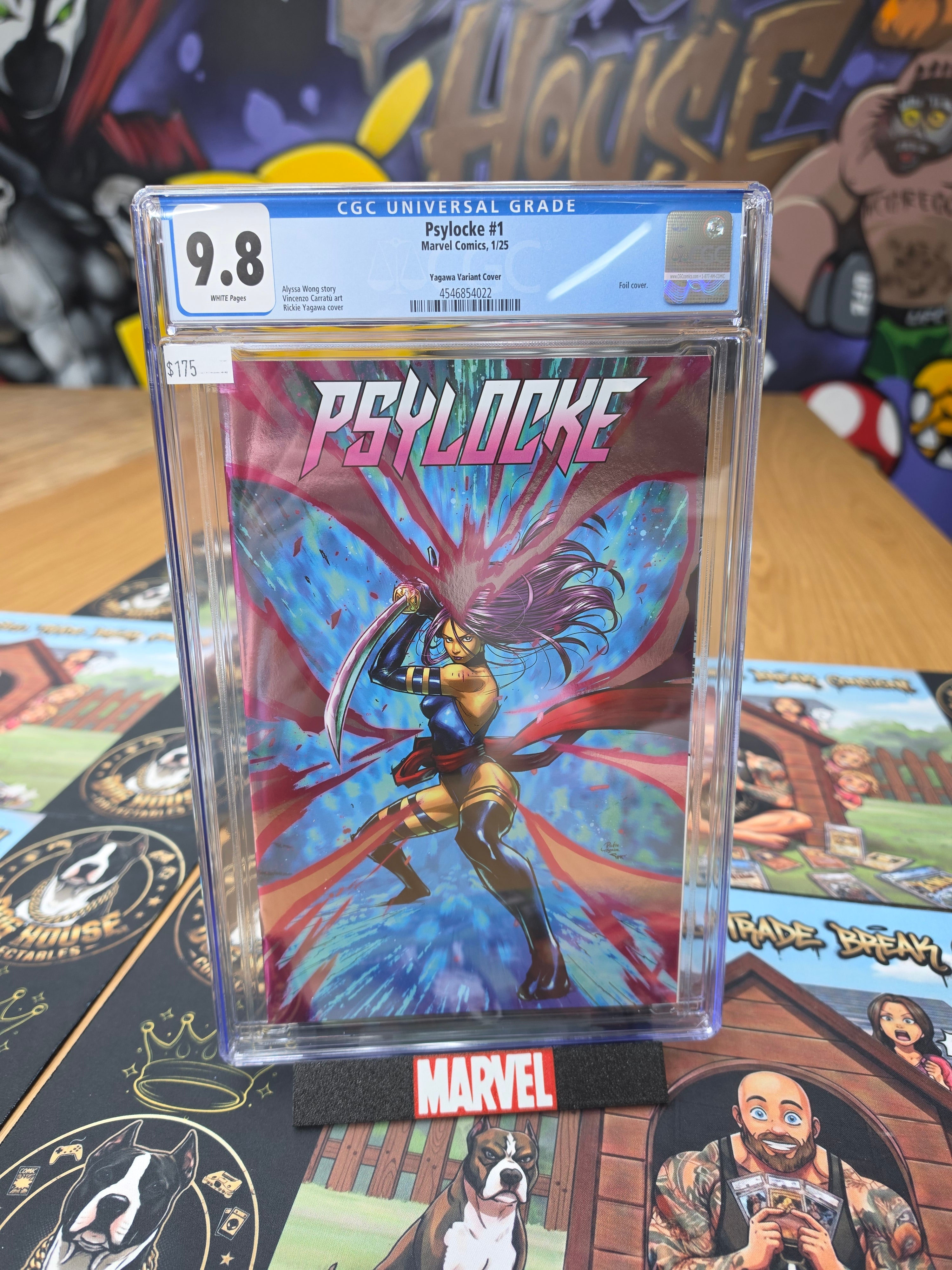 Psylocke #1 Yagawa Foil Variant | CGC 9.8 | Marvel Comics 1/25
