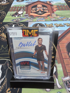 Panini Immaculate UFC Valentina Shevchenko "Bullet" Inscription Auto Memorabilia 1/1-1