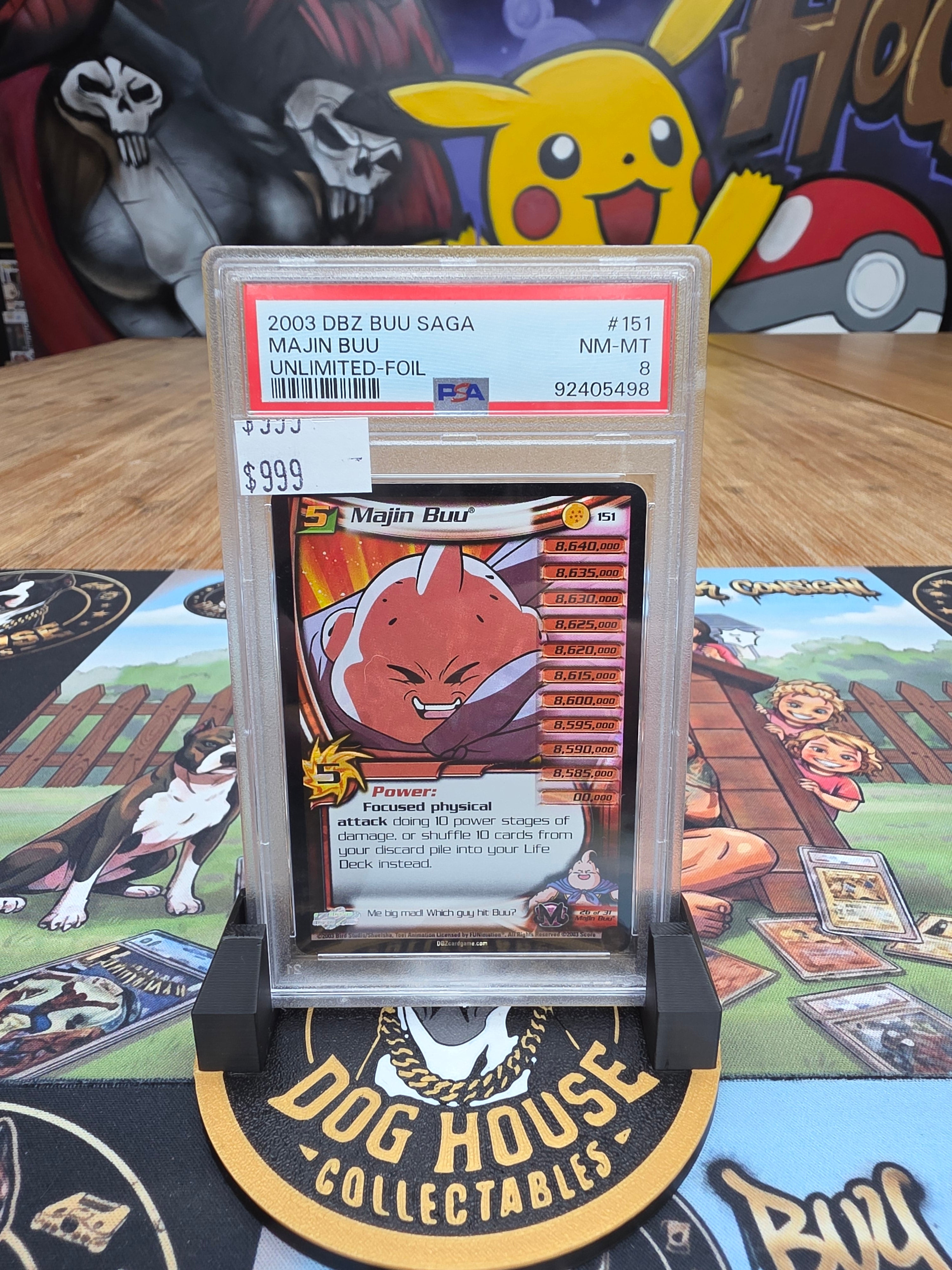Majin Buu 2003 Score DBZ Buu Saga Unlimited Foil #151 | PSA 8 NM-MT