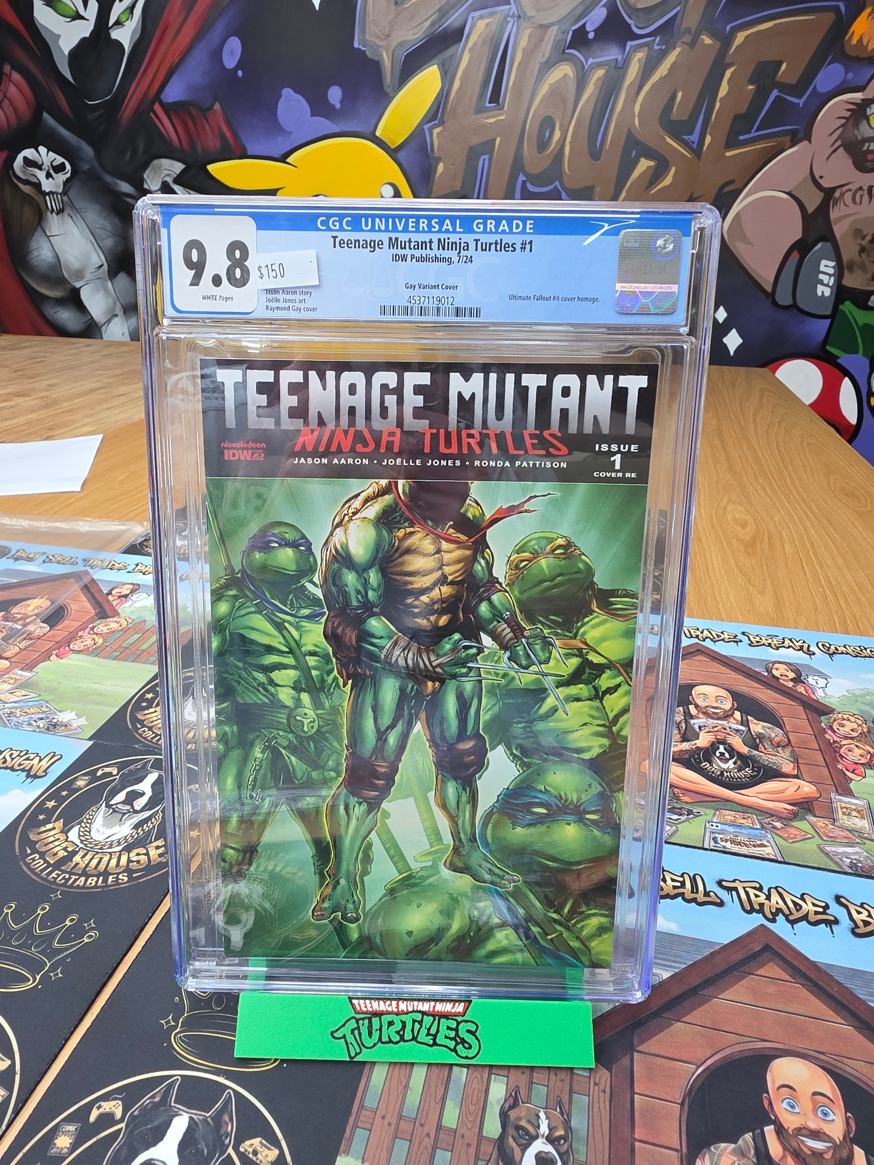 Teenage Mutant Ninja Turtles #1 Raymond Gay Variant (Ultimate Fallout #4 Homage) | CGC 9.8 | IDW 7/24
